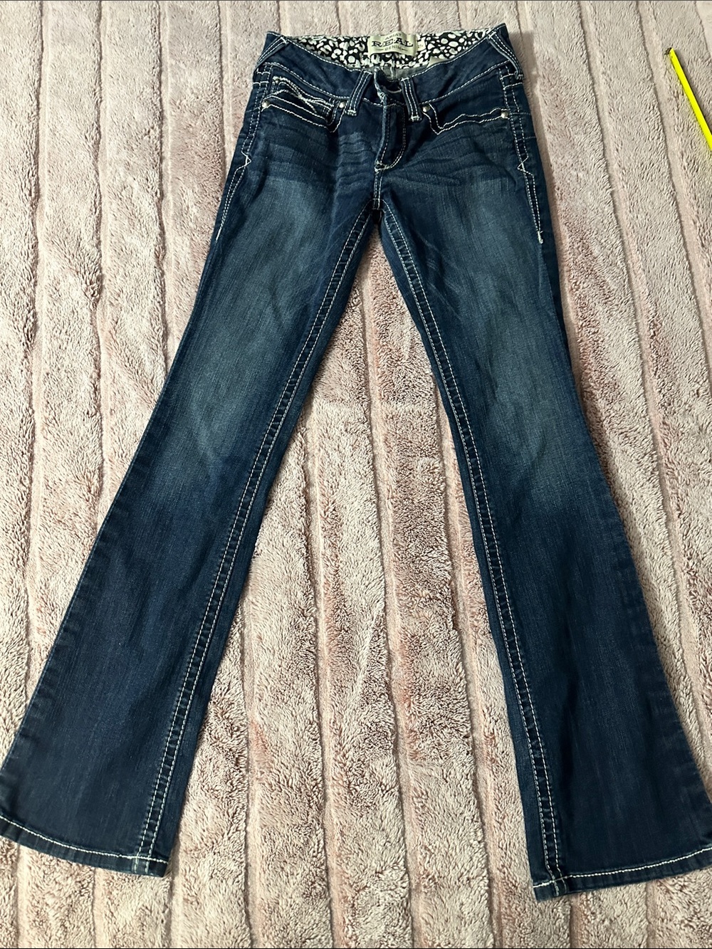 Ariat Dark Blue Flare Jeans size 27R